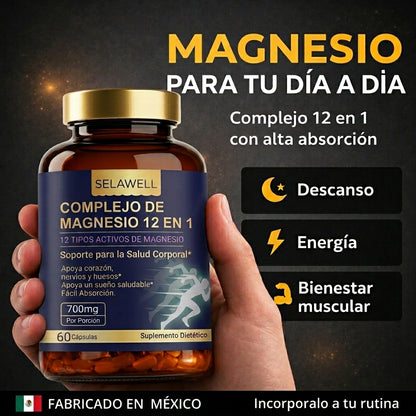 SELAWELL - Complesso di Magnesio 12 in 1