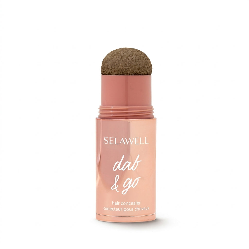 SELAWELL Dab & Go — Hair Concealer that Covers Gray Hair and Roots in 10 Seconds