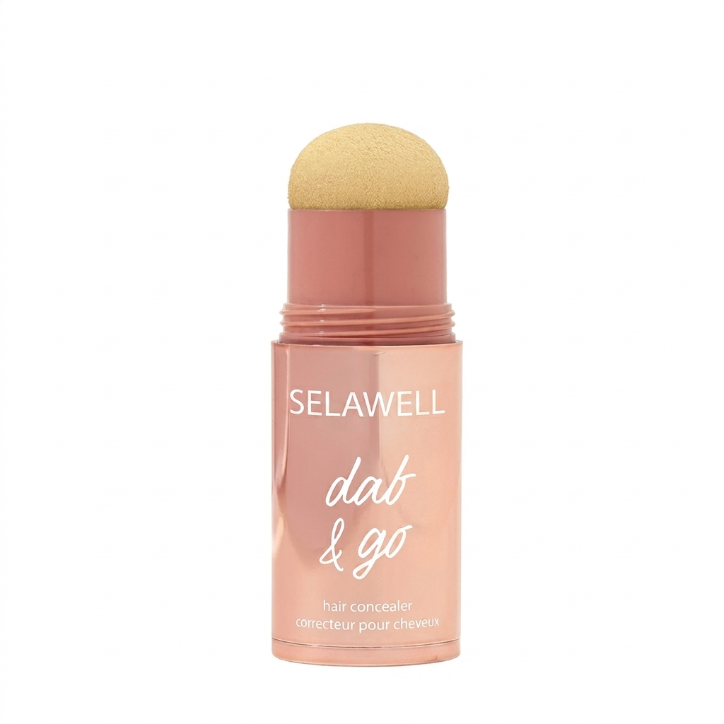 SELAWELL Dab & Go — Hair Concealer that Covers Gray Hair and Roots in 10 Seconds