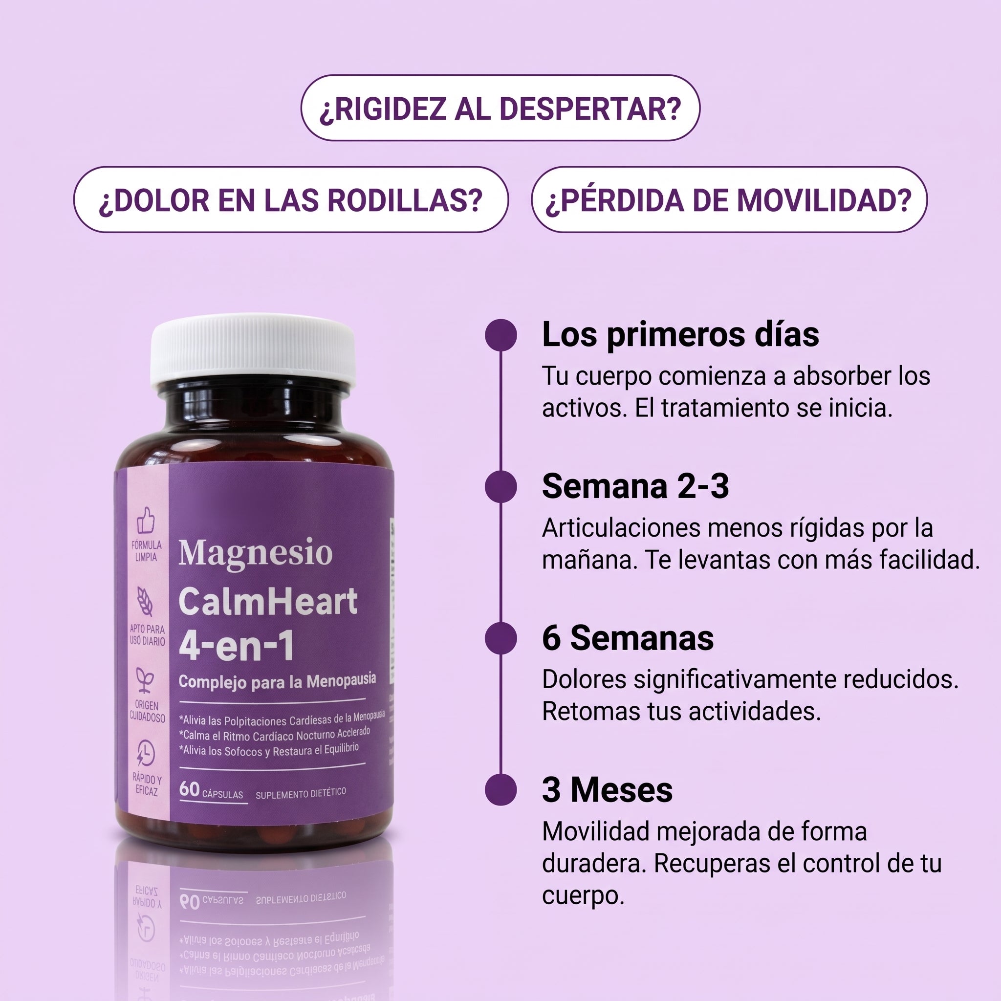 Magnesio Calmheart 4 en 1