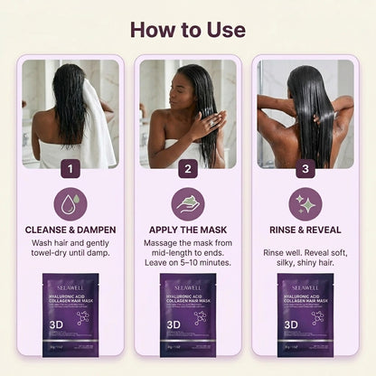 SELAWELL 3D Hair Mask — Collagen & Hyaluronic Acid