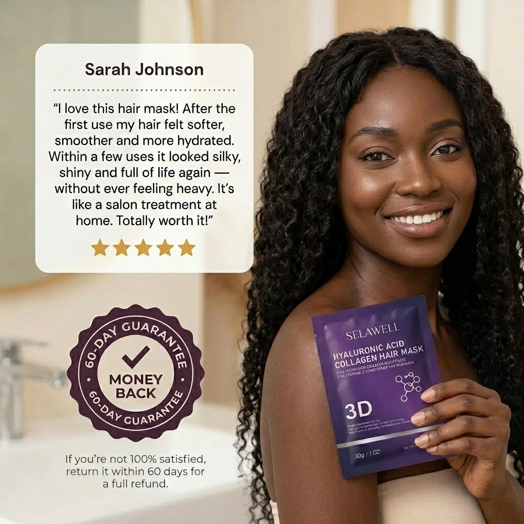 SELAWELL 3D Hair Mask — Collagen & Hyaluronic Acid