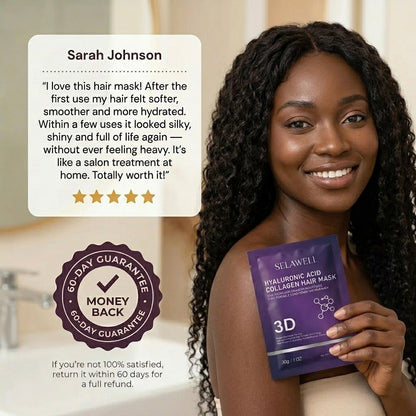 SELAWELL 3D Hair Mask — Collagen & Hyaluronic Acid