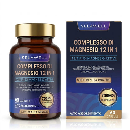 Complejo de Magnesio 12 en 1 - Selawell ITALIA