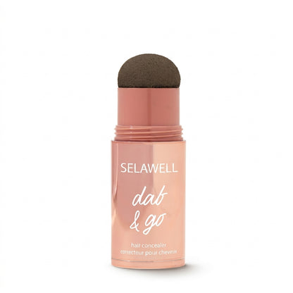 SELAWELL Dab & Go — Hair Concealer that Covers Gray Hair and Roots in 10 Seconds