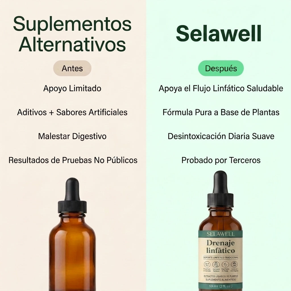 Selawell | Gotas de Bienestar para Drenaje Linfatico