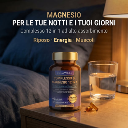 Complejo de Magnesio 12 en 1 - Selawell ITALIA