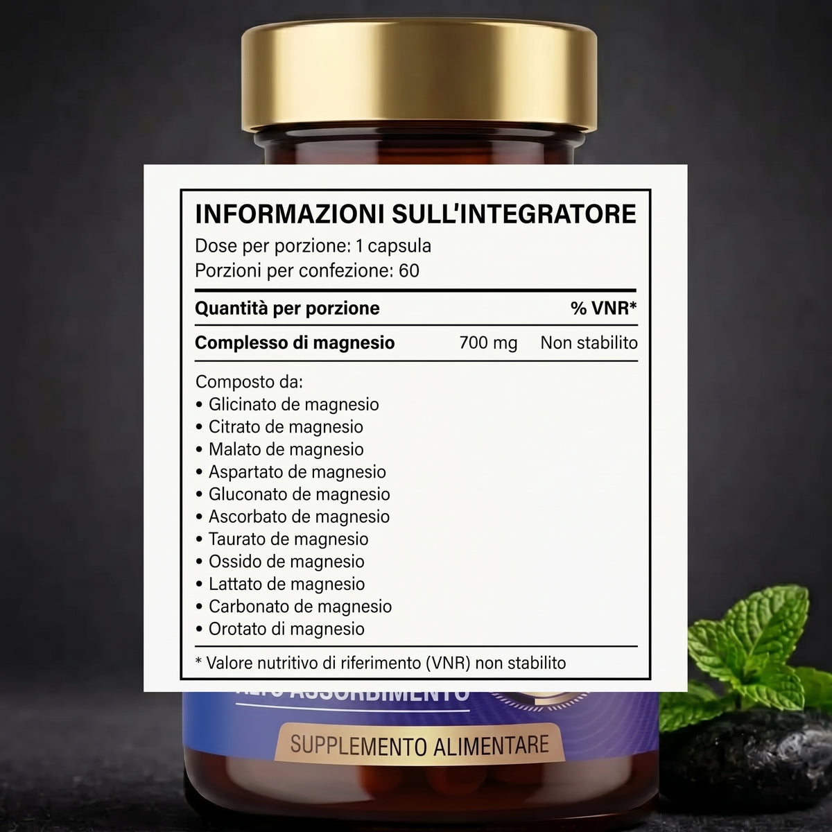 Complejo de Magnesio 12 en 1 - Selawell ITALIA