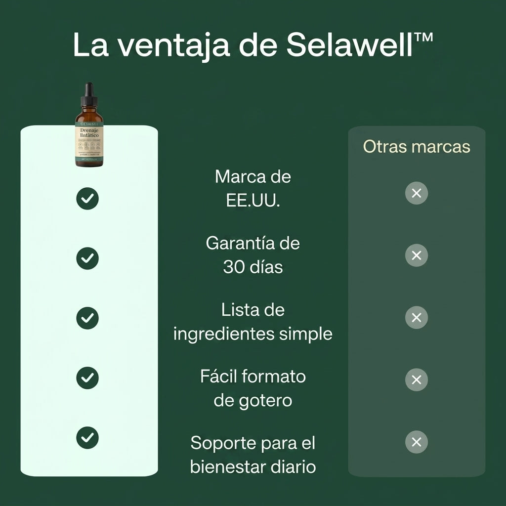 Selawell | Gotas de Bienestar para Drenaje Linfático