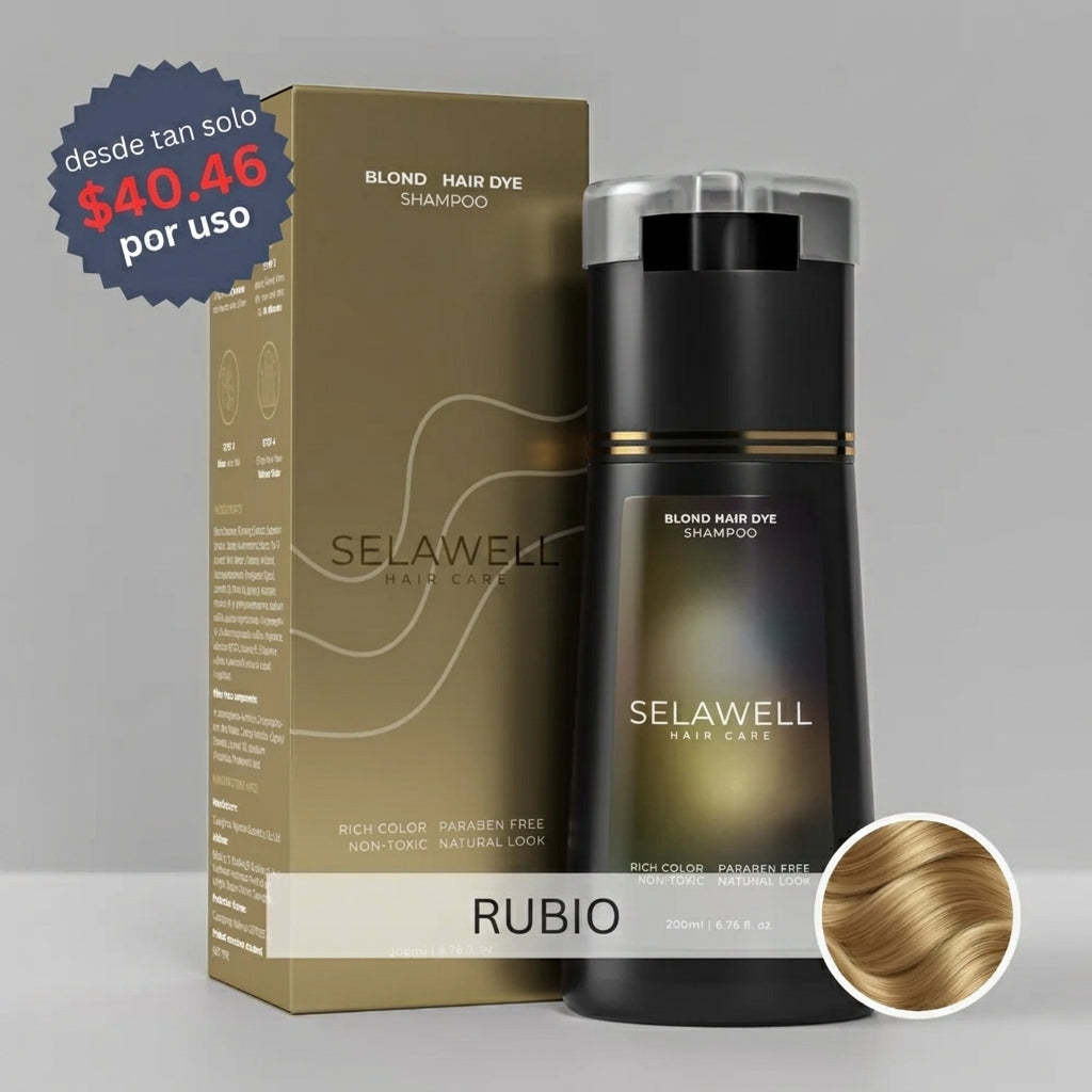 SELAWELL Champú de tinte instantáneo