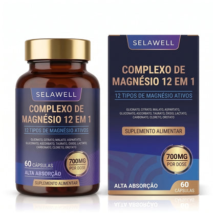 Complejo de Magnesio 12 en 1 - Selawell PORTUGAL