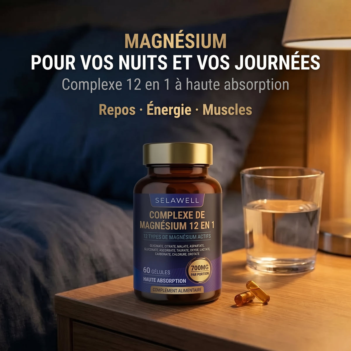 Complejo de Magnesio 12 en 1 - Selawell FRANCIA