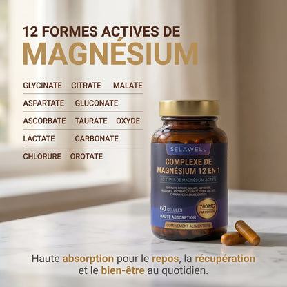 Complejo de Magnesio 12 en 1 - Selawell FRANCIA
