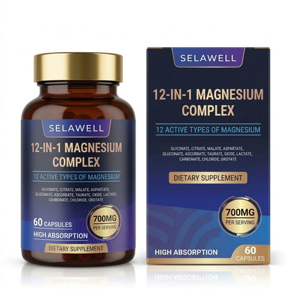 Complejo de Magnesio 12 en 1 - Selawell USA