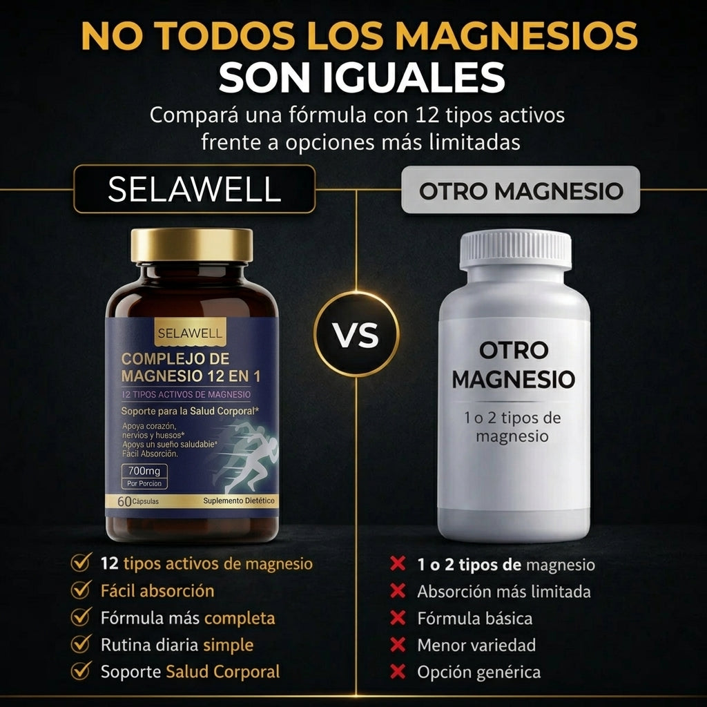 SELAWELL - Complesso di Magnesio 12 in 1