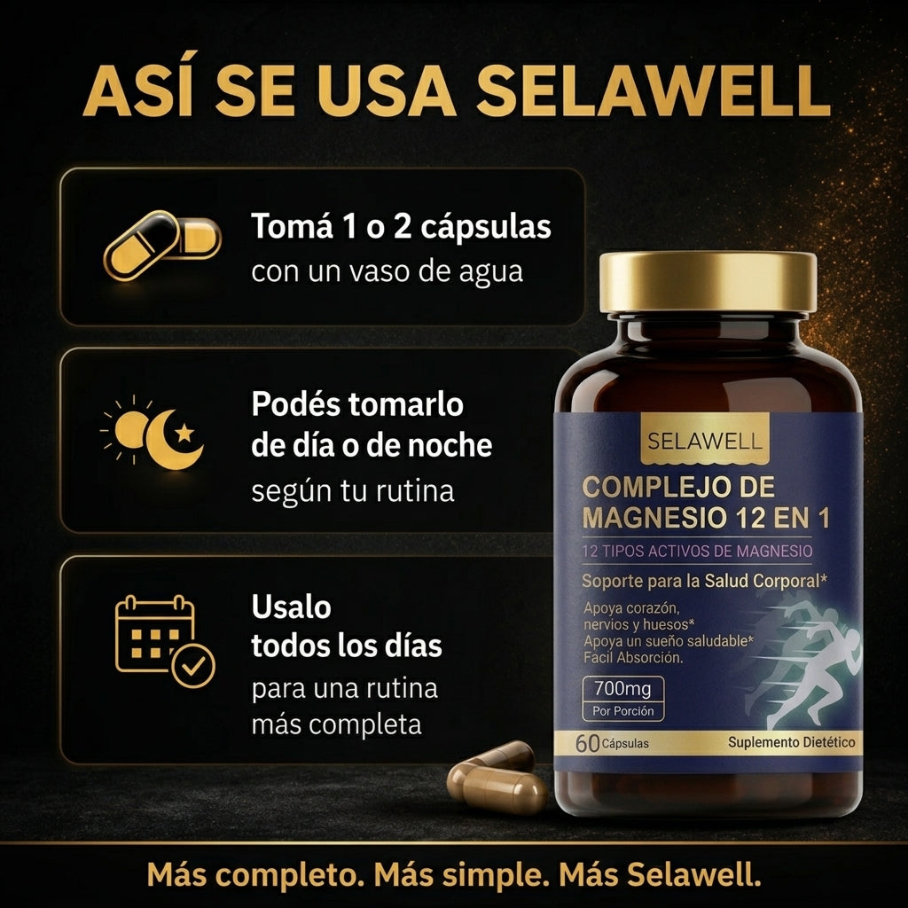 SELAWELL - Complesso di Magnesio 12 in 1