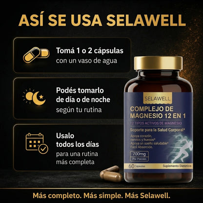 SELAWELL - Complesso di Magnesio 12 in 1