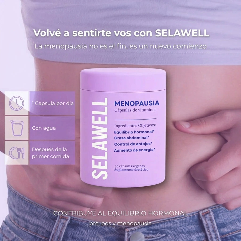 SELAWELL® I Cápsulas Adelgazantes Menopausia