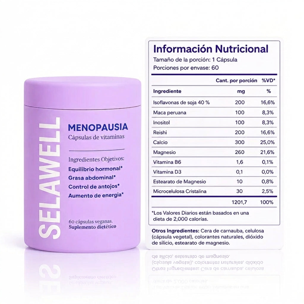 SELAWELL® I Cápsulas Adelgazantes Menopausia