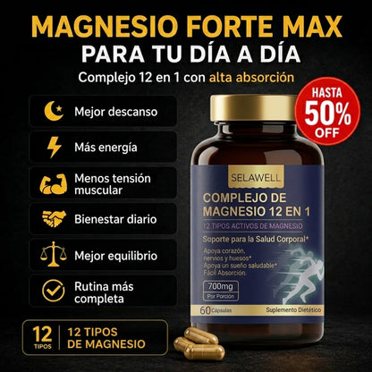 SELAWELL - Complesso di Magnesio 12 in 1