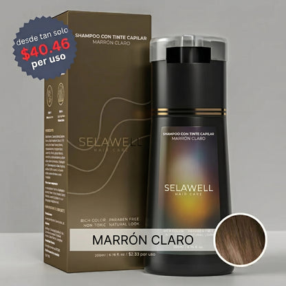 SELAWELL Champú de tinte instantáneo