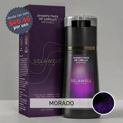 SELAWELL Champú de tinte instantáneo
